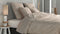 Zohome Dekbedovertrek Paisley-di-Lino - Abstract Bedlinnen - 240x220 - Beige - Dekbedhoes van 100% Katoen