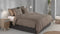 Zohome Dekbedovertrek Paisley-di-Lino - Abstract Bedlinnen - 240x220 - Taupe - Dekbedhoes van 100% Katoen