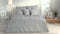 Zohome Dekbedovertrek Paisley-di-Lino - Abstract Bedlinnen - 260x220 - Grijs - Dekbedhoes van 100% Katoen