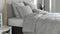 Zohome Dekbedovertrek Paisley-di-Lino - Abstract Bedlinnen - 260x220 - Grijs - Dekbedhoes van 100% Katoen
