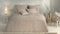 Zohome Dekbedovertrek Paisley-di-Lino - Abstract Bedlinnen - 260x220 - Beige - Dekbedhoes van 100% Katoen