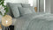 Zohome Dekbedovertrek Paisley-di-Lino - Abstract Bedlinnen - 260x220 - Groen - Dekbedhoes van 100% Katoen