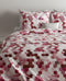 Zohome Dekbedovertrek Pax - Bedlinnen met Ornamenten print - 140x220 - Roze - Dekbedhoes van 100% Katoen-Satijn
