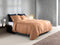 Zohome Dekbedovertrek Percalle - Effen Bedlinnen - 200x220 - Beige - Dekbedhoes van 100% Katoen-Perkal