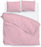 Zohome Dekbedovertrek Percalle - Effen Bedlinnen - 200x220 - Roze - Dekbedhoes van 100% Katoen-Perkal