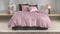 Zohome Dekbedovertrek Percalle - Effen Bedlinnen - 200x220 - Roze - Dekbedhoes van 100% Katoen-Perkal