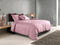 Zohome Dekbedovertrek Percalle - Effen Bedlinnen - 200x220 - Roze - Dekbedhoes van 100% Katoen-Perkal