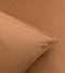Zohome Dekbedovertrek Percalle - Effen Bedlinnen - 240x220 - Beige - Dekbedhoes van 100% Katoen-Perkal
