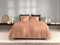 Zohome Dekbedovertrek Percalle - Effen Bedlinnen - 240x220 - Beige - Dekbedhoes van 100% Katoen-Perkal