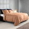 Zohome Dekbedovertrek Percalle - Effen Bedlinnen - 240x220 - Beige - Dekbedhoes van 100% Katoen-Perkal