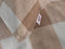 Zohome Dekbedovertrek Quattro-di-Lino - Bedlinnen met Ruiten - 140x220 - Beige - Dekbedhoes van 100% Katoen