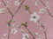 Zohome Dekbedovertrek Rossa - Bedlinnen met Bloemen print - 140x220 - Roze - Dekbedhoes van 100% Katoen-Flanel