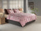 Zohome Dekbedovertrek Rossa - Bedlinnen met Bloemen print - 200x220 - Roze - Dekbedhoes van 100% Katoen-Flanel