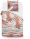 Zohome Dekbedovertrek Sam - Bedlinnen met Abstract print - 260x220 - Multi - Dekbedhoes van 100% Katoen
