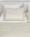 Zohome Dekbedovertrek Satinado - Effen Bedlinnen - 140x220 - Off-White - Dekbedhoes van 100% Katoen-Satijn