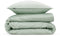 Zohome Dekbedovertrek Satinado - Effen Bedlinnen - 140x220 - Off-White - Dekbedhoes van 100% Katoen-Satijn