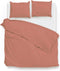 Zohome Dekbedovertrek Satinado - Effen Bedlinnen - 140x220 - Roze - Dekbedhoes van 100% Katoen-Satijn