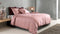 Zohome Dekbedovertrek Satinado - Effen Bedlinnen - 140x220 - Roze - Dekbedhoes van 100% Katoen-Satijn
