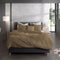 Zohome Dekbedovertrek Satinado - Effen Bedlinnen - 200x220 - Taupe - Dekbedhoes van 100% Katoen-Satijn