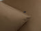 Zohome Dekbedovertrek Satinado - Effen Bedlinnen - 200x220 - Taupe - Dekbedhoes van 100% Katoen-Satijn