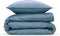 Zohome Dekbedovertrek Satinado - Effen Bedlinnen - 240x220 - Blauw - Dekbedhoes van 100% Katoen-Satijn