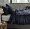 Zohome Dekbedovertrek Satinado - Effen Bedlinnen - 240x220 - Blauw - Dekbedhoes van 100% Katoen-Satijn