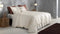 Zohome Dekbedovertrek Satinado - Effen Bedlinnen - 240x220 - Off-White - Dekbedhoes van 100% Katoen-Satijn