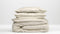 Zohome Dekbedovertrek Satinado - Effen Bedlinnen - 240x220 - Off-White - Dekbedhoes van 100% Katoen-Satijn