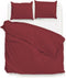 Zohome Dekbedovertrek Satinado - Effen Bedlinnen - 240x220 - Rood - Dekbedhoes van 100% Katoen-Satijn