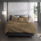 Zohome Dekbedovertrek Satinado - Effen Bedlinnen - 240x220 - Taupe - Dekbedhoes van 100% Katoen-Satijn