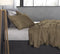 Zohome Dekbedovertrek Satinado - Effen Bedlinnen - 240x220 - Taupe - Dekbedhoes van 100% Katoen-Satijn