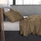 Zohome Dekbedovertrek Satinado - Effen Bedlinnen - 240x220 - Taupe - Dekbedhoes van 100% Katoen-Satijn