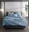 Zohome Dekbedovertrek Satinado - Effen Bedlinnen - 260x220 - Blauw - Dekbedhoes van 100% Katoen-Satijn