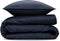 Zohome Dekbedovertrek Satinado - Effen Bedlinnen - 260x220 - Blauw - Dekbedhoes van 100% Katoen-Satijn