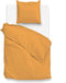 Zohome Dekbedovertrek Satinado - Effen Bedlinnen - 260x220 - Oranje - Dekbedhoes van 100% Katoen-Satijn