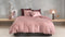 Zohome Dekbedovertrek Satinado - Effen Bedlinnen - 260x220 - Roze - Dekbedhoes van 100% Katoen-Satijn