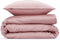 Zohome Dekbedovertrek Satinado - Effen Bedlinnen - 260x220 - Roze - Dekbedhoes van 100% Katoen-Satijn