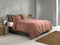 Zohome Dekbedovertrek Satinado - Effen Bedlinnen - 260x220 - Roze - Dekbedhoes van 100% Katoen-Satijn