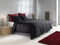 Zohome Dekbedovertrek Satinado - Effen Bedlinnen - 260x220 - Zwart - Dekbedhoes van 100% Katoen-Satijn