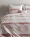 Zohome Dekbedovertrek Scout - Bedlinnen met Ruiten print - 240x220 - Roze - Dekbedhoes van 100% Katoen