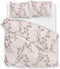 Zohome Dekbedovertrek Sharon - Bedlinnen met Takken print - 140x220 - Roze - Dekbedhoes van 100% Katoen