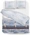 Zohome dekbedovertrek Tanner - 200 x 200/220 cm - blauw