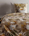 Zohome Dekbedovertrek Valerie - Bedlinnen met Bloemen print - 200x220 - Groen - Dekbedhoes van 100% Katoen