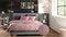Zohome Dekbedovertrek Velluto-a-Coste - Effen Bedlinnen - 240x220 - Roze - Dekbedhoes van Polyester / Katoen