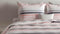 Zohome dekbedovertrek Vera - 140 x 200/220 cm - roze
