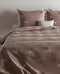 Zohome Dekbedovertrek Wertz - Bedlinnen met Natuur print - 140x220 - Taupe - Dekbedhoes van 100% Katoen