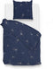 Zohome Dekbedovertrek Wertz - Bedlinnen met Natuur print - 240x220 - Blauw - Dekbedhoes van 100% Katoen