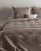 Zohome Dekbedovertrek Wertz - Bedlinnen met Natuur print - 240x220 - Taupe - Dekbedhoes van 100% Katoen