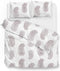 Zohome Dekbedovertrek Yael - Bedlinnen met Ornamenten print - 240x220 - Roze - Dekbedhoes van 100% Katoen-Satijn