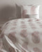 Zohome Dekbedovertrek Yael - Bedlinnen met Ornamenten print - 240x220 - Roze - Dekbedhoes van 100% Katoen-Satijn